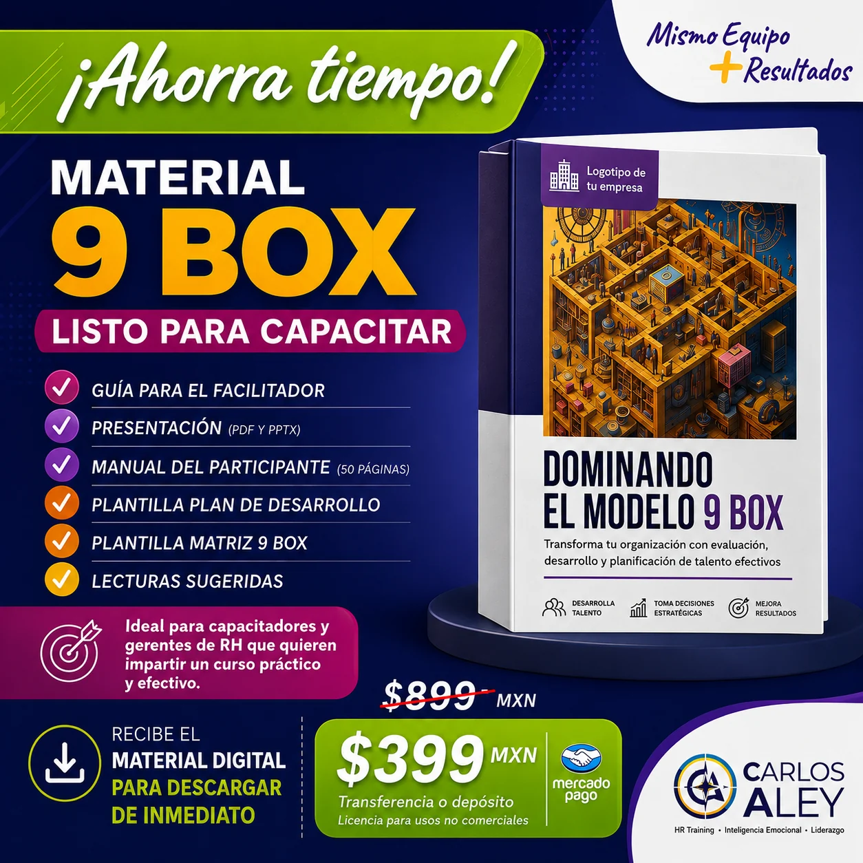 Material Dominando el Modelo 9 Box